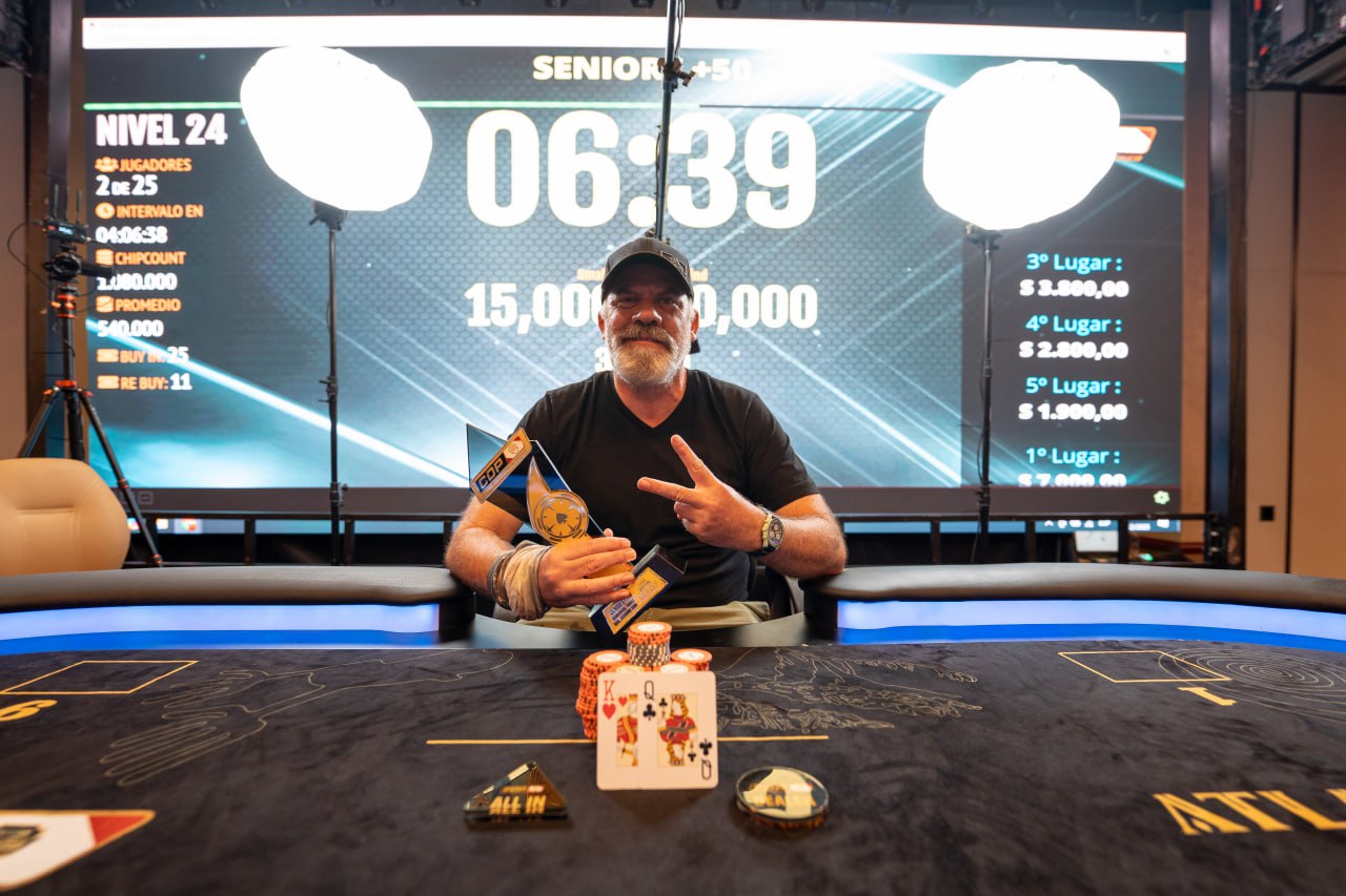 Paul Queens, campeón del Seniors +50